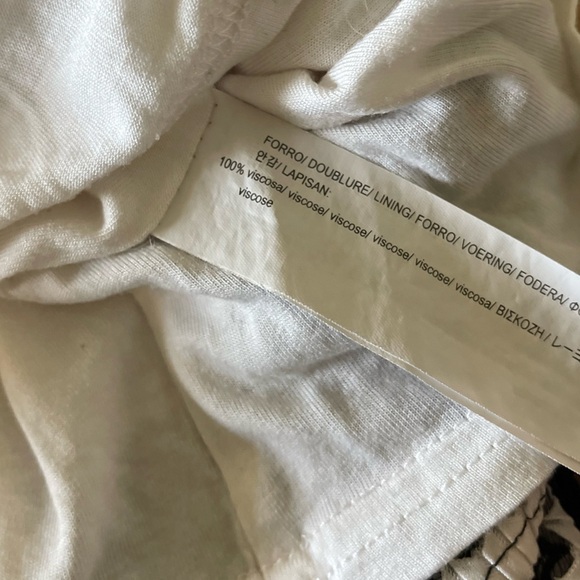 Zara| Black & White Cold Shoulder Dress with Mesh Style Layer, Size Small••• - Picture 11 of 13